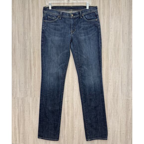 Citizens of Humanity Jeans Women’s Size 31 Low Rise Dark Wash Style 096B-085 USA - Picture 1 of 16